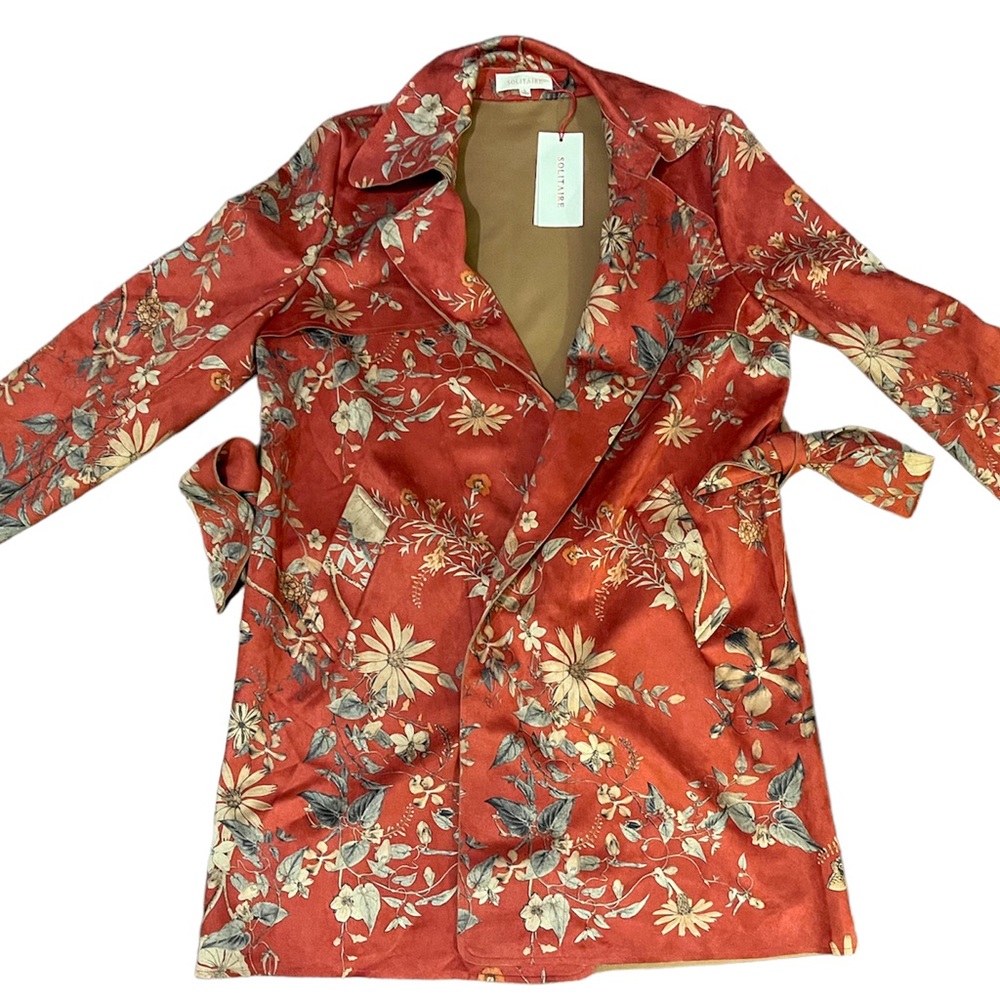 Anthropolygy Solitaire Faux Suede Jacket